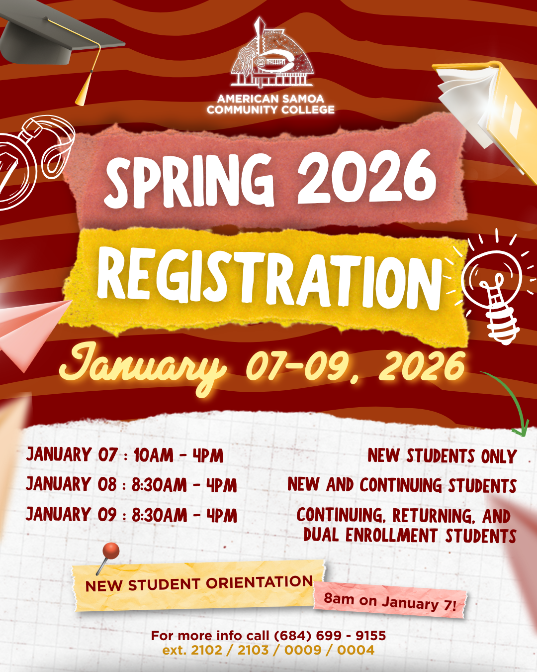 SPRING 2026 Registration Flyer