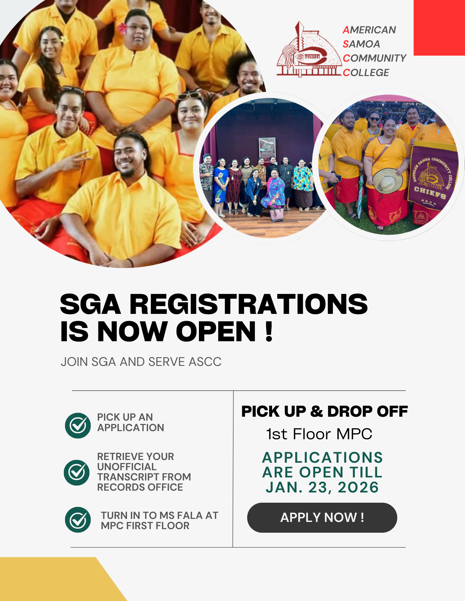 SGA REGISTRATION FLYER 2026